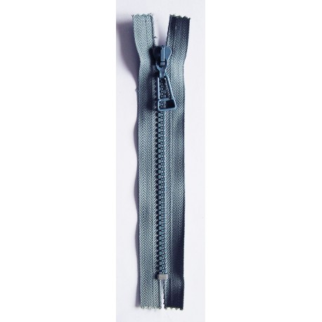 Plastikinis užtrauktukas P60 16 cm ilgio, spalva T18A - žalsvai pilka