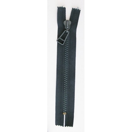 Plastikinis užtrauktukas P60 16 cm ilgio, spalva T25 - tamsi melsvai pilka
