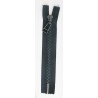Plastic Zipper P60 16 cm length, color T-25 - dark bluish gray