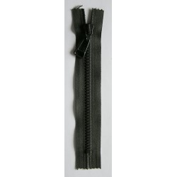 Plastic Zipper P60 25 cm length, color T-22 - grayish brown