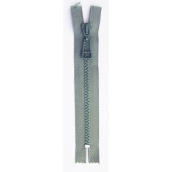 Plastic Zipper P60 25 cm length, color T- 28 - greyish olive
