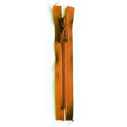 Plastic Zipper P60 25 cm length, color T-43 - light brown
