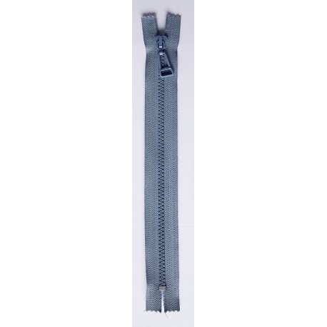 Plastic Zipper P60 25 cm length, color T-58 - gray