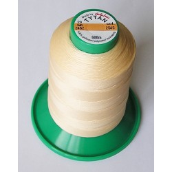 Polyester upholstery thread "Tytan 20 WR/600m" color 2545  - light cream/1pc.
