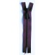 Plastic Zipper P60 30 cm length, color T-49 - bordeaux