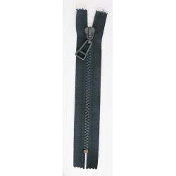 Plastic Zipper P60 30 cm length, color T-25 - dark bluish gray