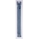 Plastic Zipper P60 30 cm length, color T-58 - gray/1 pc.
