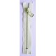 Plastikinis užtrauktukas P60 30 cm ilgio, spalva T55 - kreminė