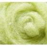 Carded Wool for Felting color 5014 - greenish yellow/25 g