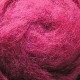 Carded Wool for Felting color 4009 - cherry/25 g