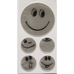 flex Stickers "Smiles" silver