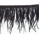 Trimming Braid - Ostrich Feathers width 11 cm black/1 m