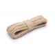 Twisted 6 mm cords of sisal fibers/1m