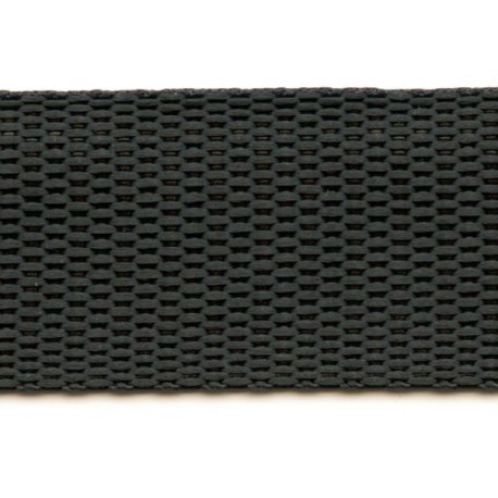 Polipropileninė diržo juosta 70 mm juoda/1 m