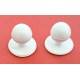 Buttons for chefs' clothes white/1 pc