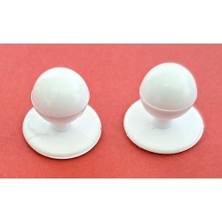 Buttons for chefs' clothes white/1 pc