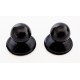 Buttons for chefs' clothes black/1 pc