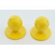 Buttons for chefs' clothes yellow/1 pc