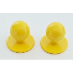 Buttons for chefs' clothes yellow/1 pc