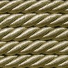 Twisted satin cord 5 mm 3 strands art. WS-5, color - gold/1 m