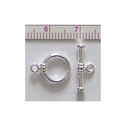 Toggle set art.KTG06SP/silver plated/1 pc.