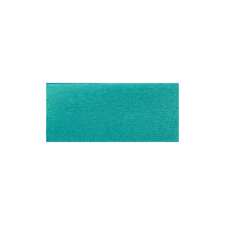 Satin Bias Binding width 20 mm folded, color 63 - turquoise green/1 m