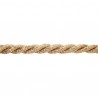 Metallic Twist Cord 5 mm, 3 strand, art. FI-5F, gold color/1 m