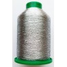 Metallized Threads for machine embroidery  "IRISMET", color 3996 - dark silver/1000 m