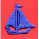 Application-sailboat art.A-173/2860-blue/1pc.