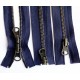 Two Way Zipper M60 75 cm old brass/navy