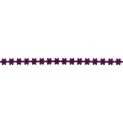 Ribbon of Flower Applications art.T-31, color 2603 - violet/1m