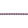 Juostelė iš gėlyčių gėlyčių aplikacijų art.T-31, spalva 2603 - violetinė/1 m