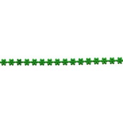 Ribbon of Flower Applications art.T-31, color 3610 - green/1m