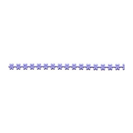 Ribbon of Flower Applications art.T-31, color 2640 - lilac/1m
