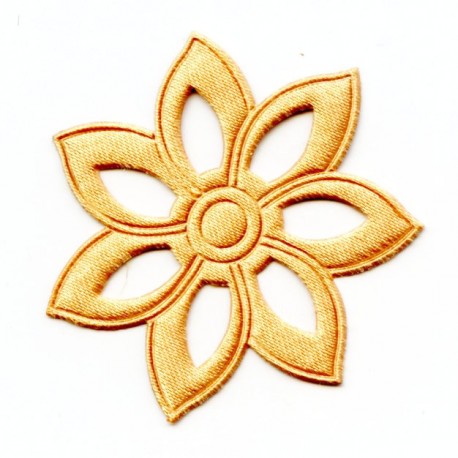 Applications "Rosette" art. A18, color 1315 - golden/1pc.
