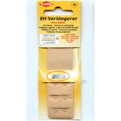 Bra extender without sewing 2x3 30x105 mm beige