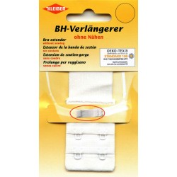 Bra extender without sewing 2x3 35x105 mm white