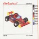 Canvas with a printed pattern "Car", 15x15 cm
