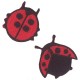Iron on Application "Ladybug" art.LM-0231/2pcs.