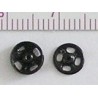 Snap Fasteners for Sewing Size 0 7/6mm black/6 pcs.