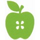 Iron on Application "Felt apple" art.LM-0247/1pc.