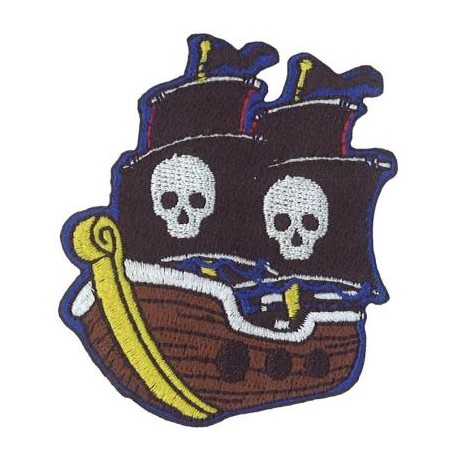Iron on Application "Pirate ship" art.LM-0268/1pc.