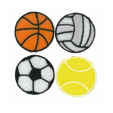 Termoaplikacija "Sportiniai kamuoliai", art.LM-2771/4 vnt.