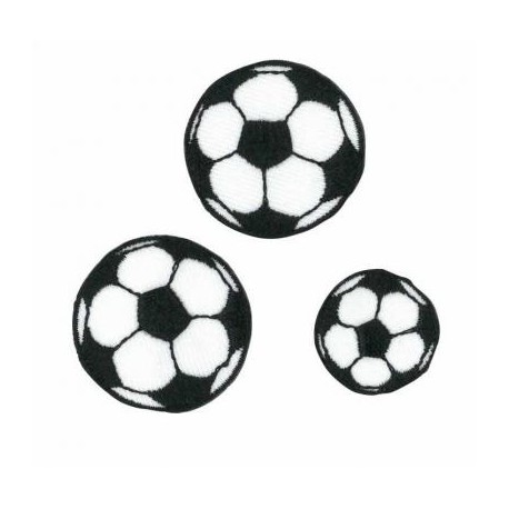 Termoaplikacija "Futbolo kamuoliai", art.LM-2772/3 vnt.