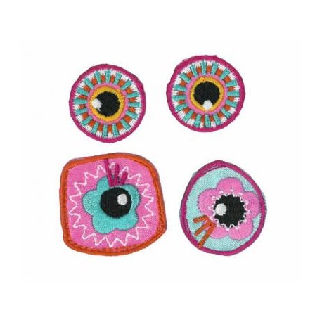 Iron on Application "Eyes" art.LM-2791/4pcs.