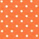 Dot printed felt sheet 20x30 cm color - orange