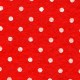 Dot printed felt sheet 20x30 cm color - red