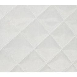 Quilted lining 5x5cm white/100g/1m