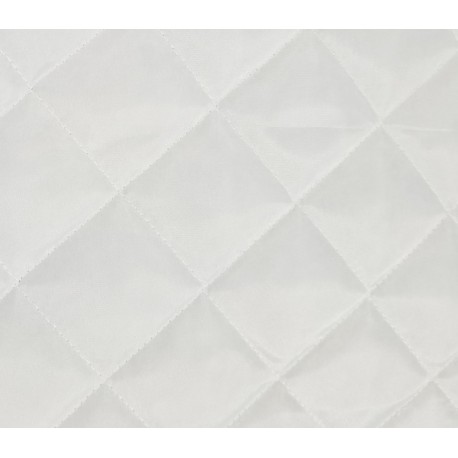 Quilted lining 5x5cm white/100g/1m
