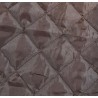 Quilted lining 5x5cm dark brown/100g/1m